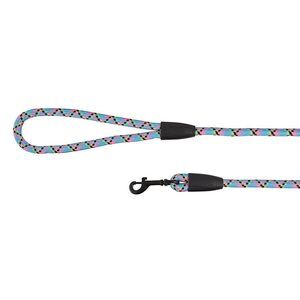 Whisker City Rope Cat Kitten Leash Blue Multi‎ Color 4 FT